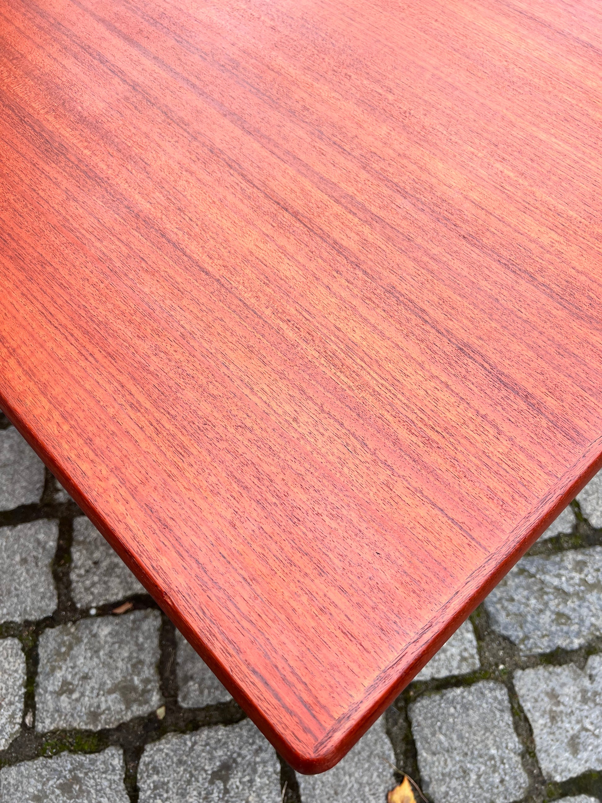 Vintage Esstisch von Henning Kjærnulf für keine Marke, ausziehbar, Teak