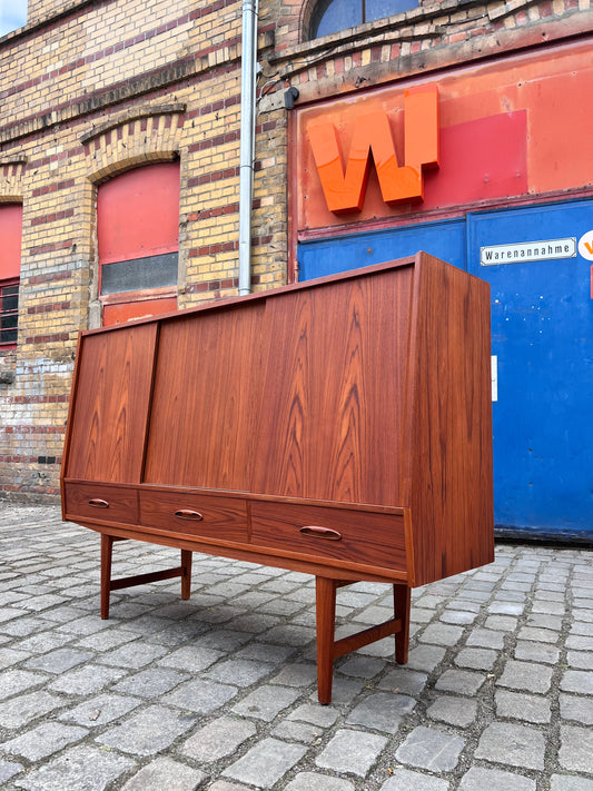 Vintage Highboard Teak aus Dänemark