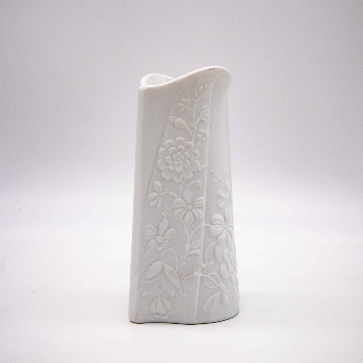 Vintage Vase Biskuitporzellan von Manfred Frey für AK Kaiser