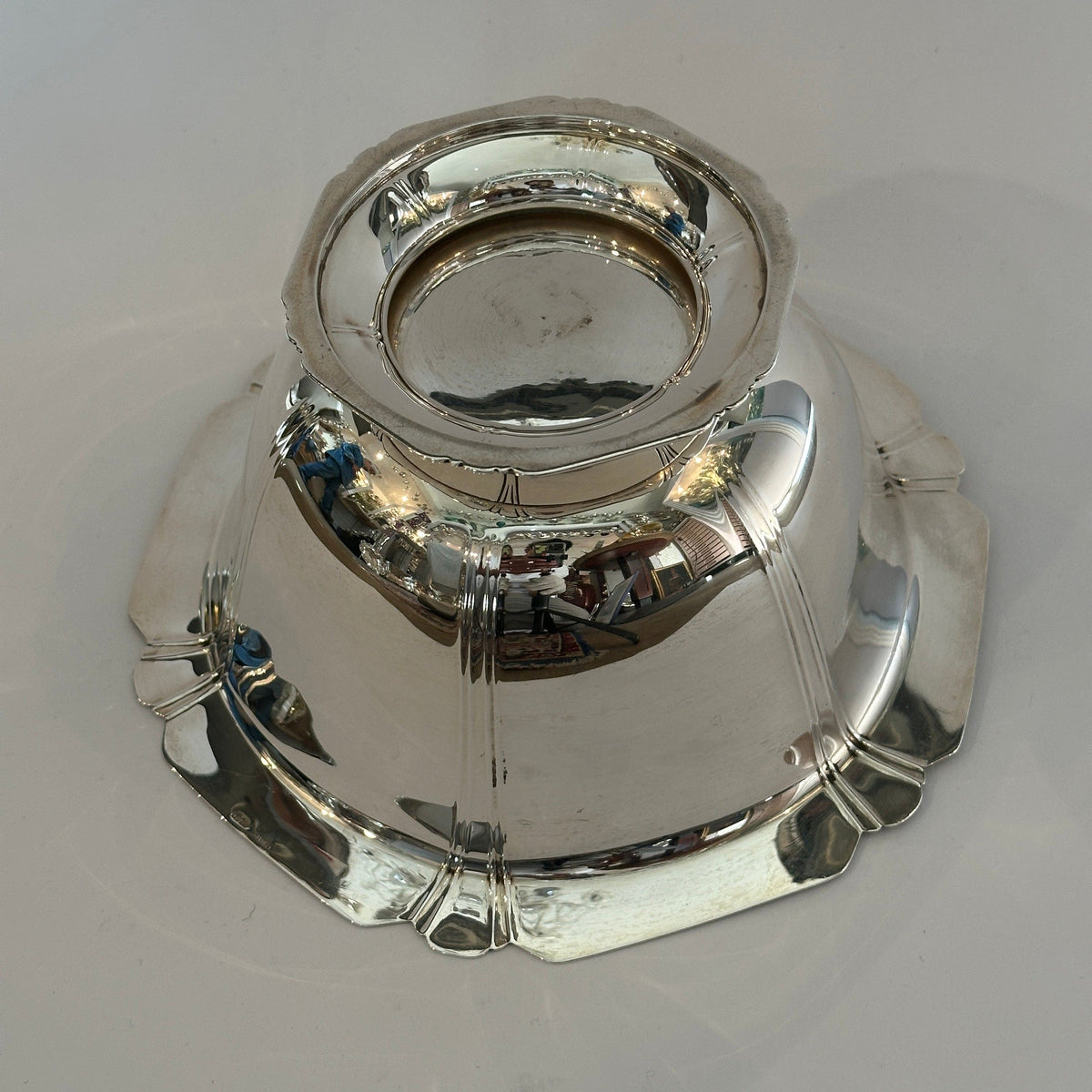 Vintage Silberschale Art-Déco-Stil von Cartier