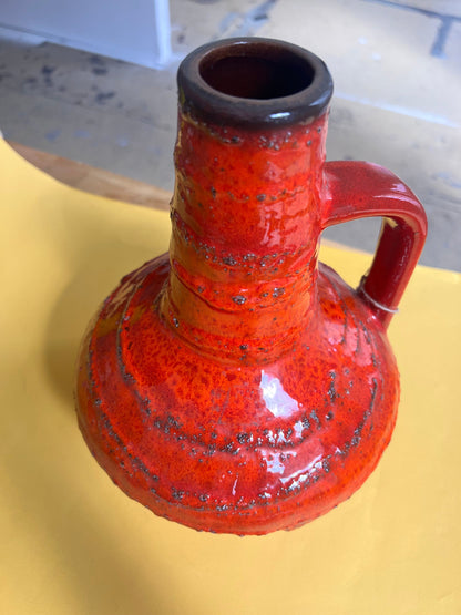 Vintage vase "1007" Fat Lava by Heinz Siery for Carstens Keramik West Germany