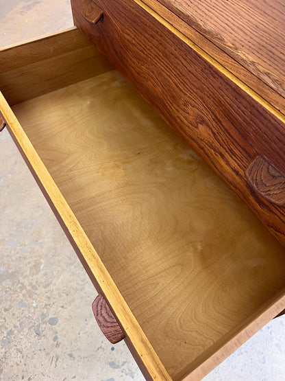 Vintage Kommode Tallboy von Poul Volther für FDB Møbler, dunkelbraun