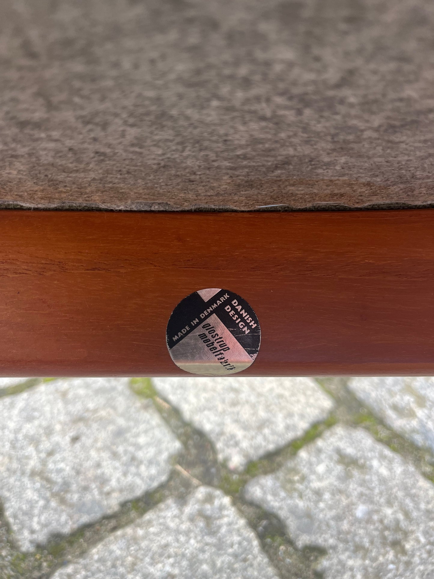 Vintage Sessel von Grete Jalk für Glostrup Møbelfabrik, neu gepolstert, grün, Teak