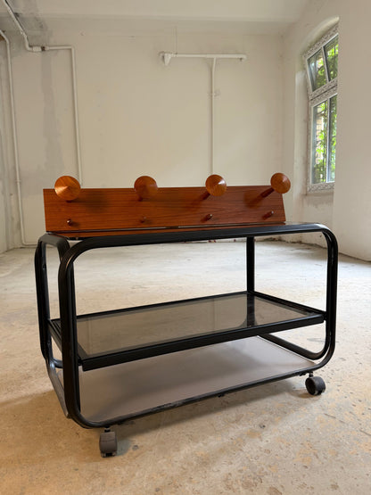Vintage Garderobe aus Teak, Dänemark 60er Jahre