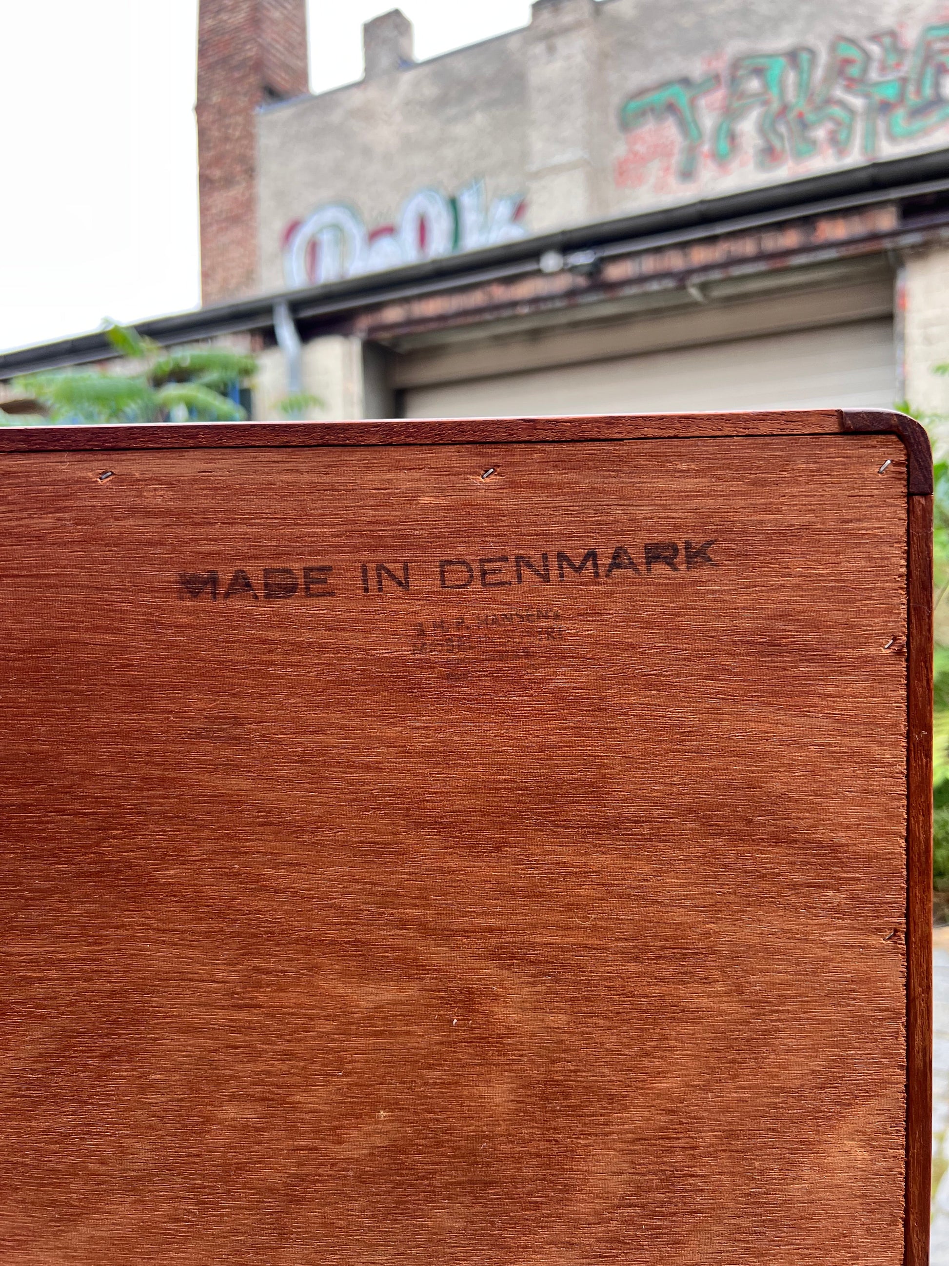 Vintage Highboard Teak von H.P. Hansen aus Dänemark