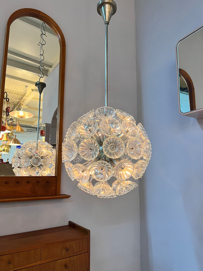 Vintage chandelier "Dandelion" GDR 60s