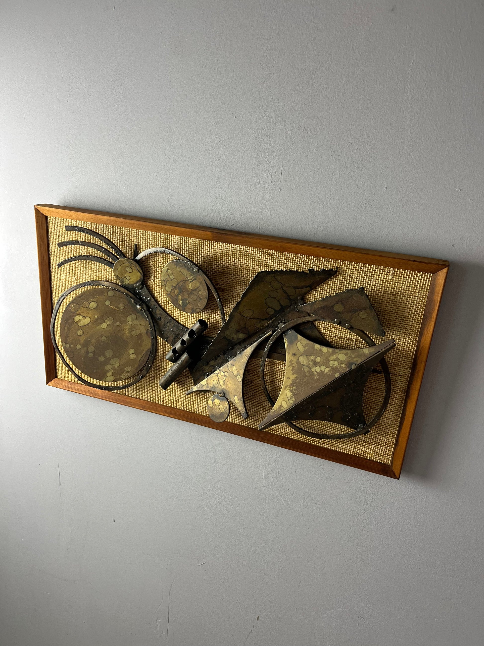 Vintage Wandskulptur von Henrik Horst