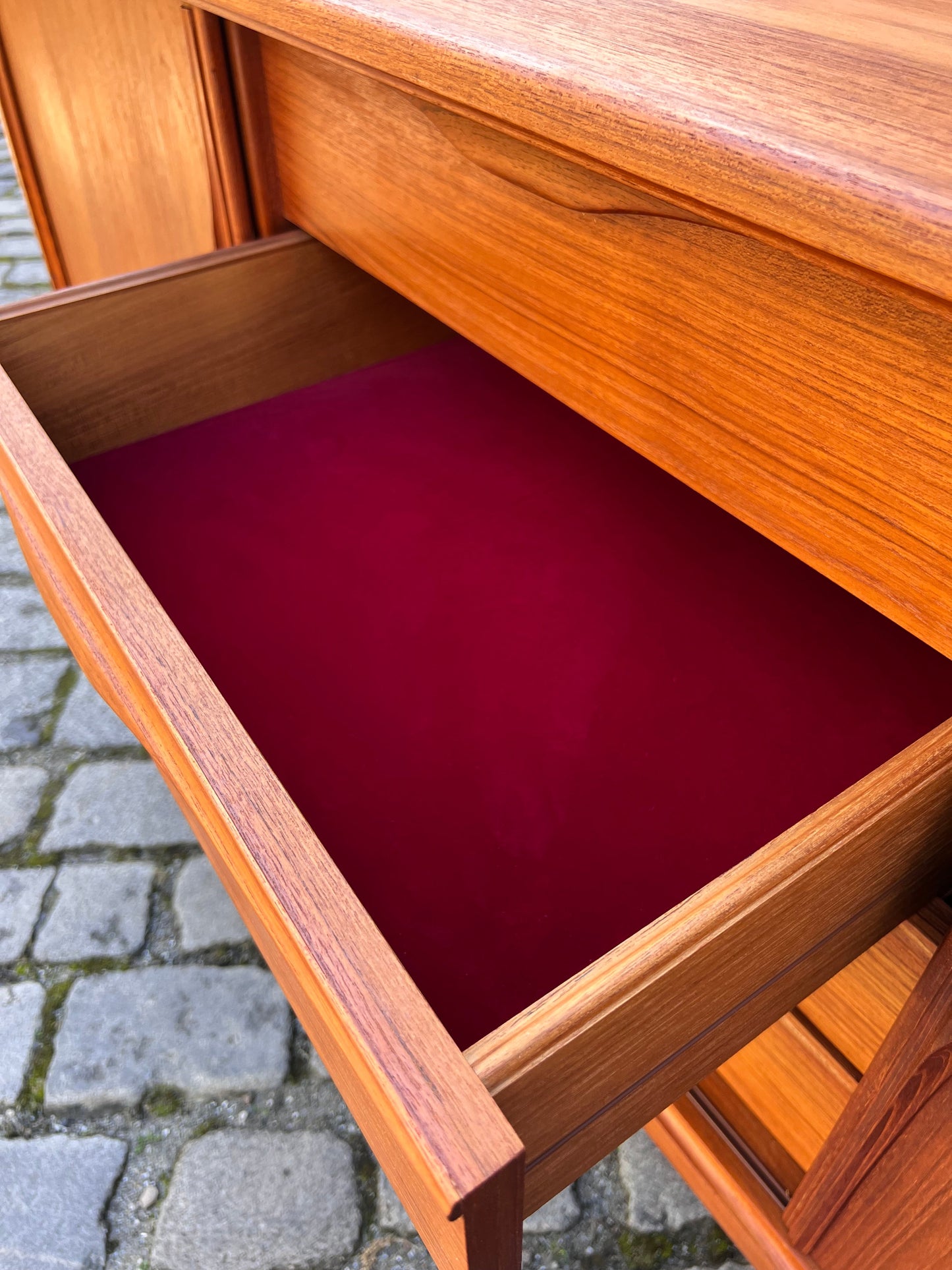 Vintage Sideboard Teak von Heinrich Riestenpatt für rt Möbel