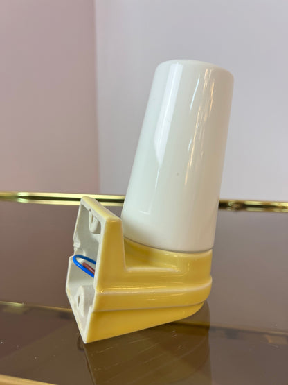 Vintage Wandlampe gelb von Sigvard Bernadotte für Ifö
