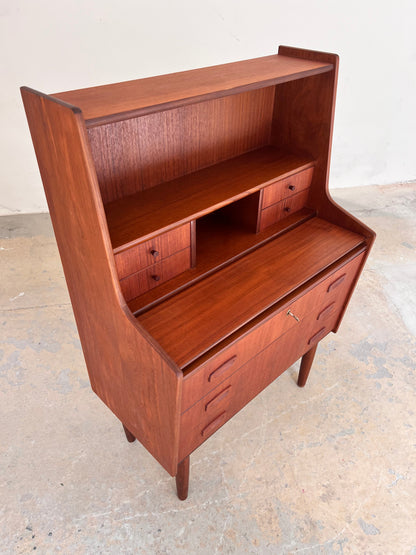 Vintage Sekretär aus Teak von Handbjerg Møbelfabrik