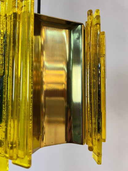 Vintage Hängelampe von Claus Bolby