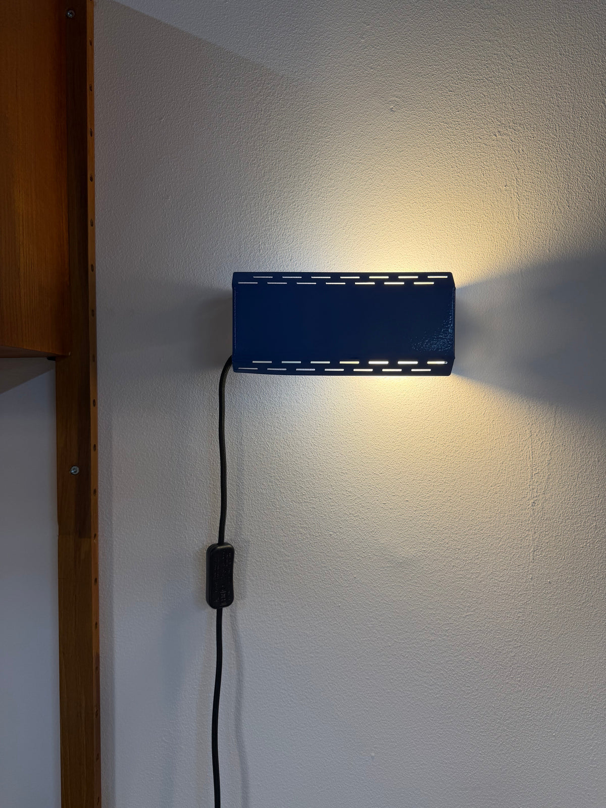 Wandlampe blau weiß von Gramelsbacher