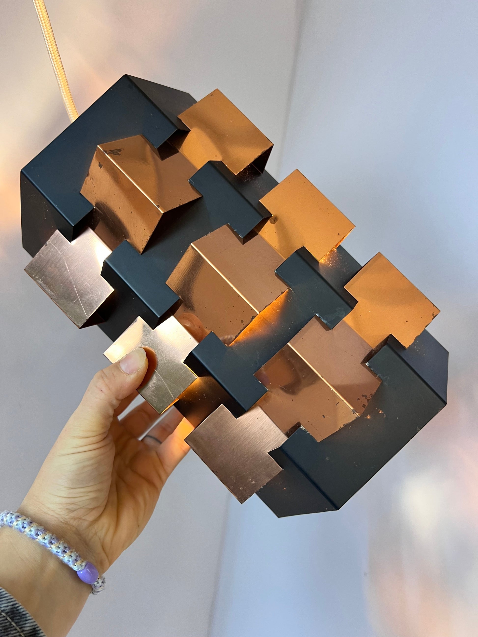 Vintage Hängelampe von Svend Aage Holm für Holm Sorensen+Co