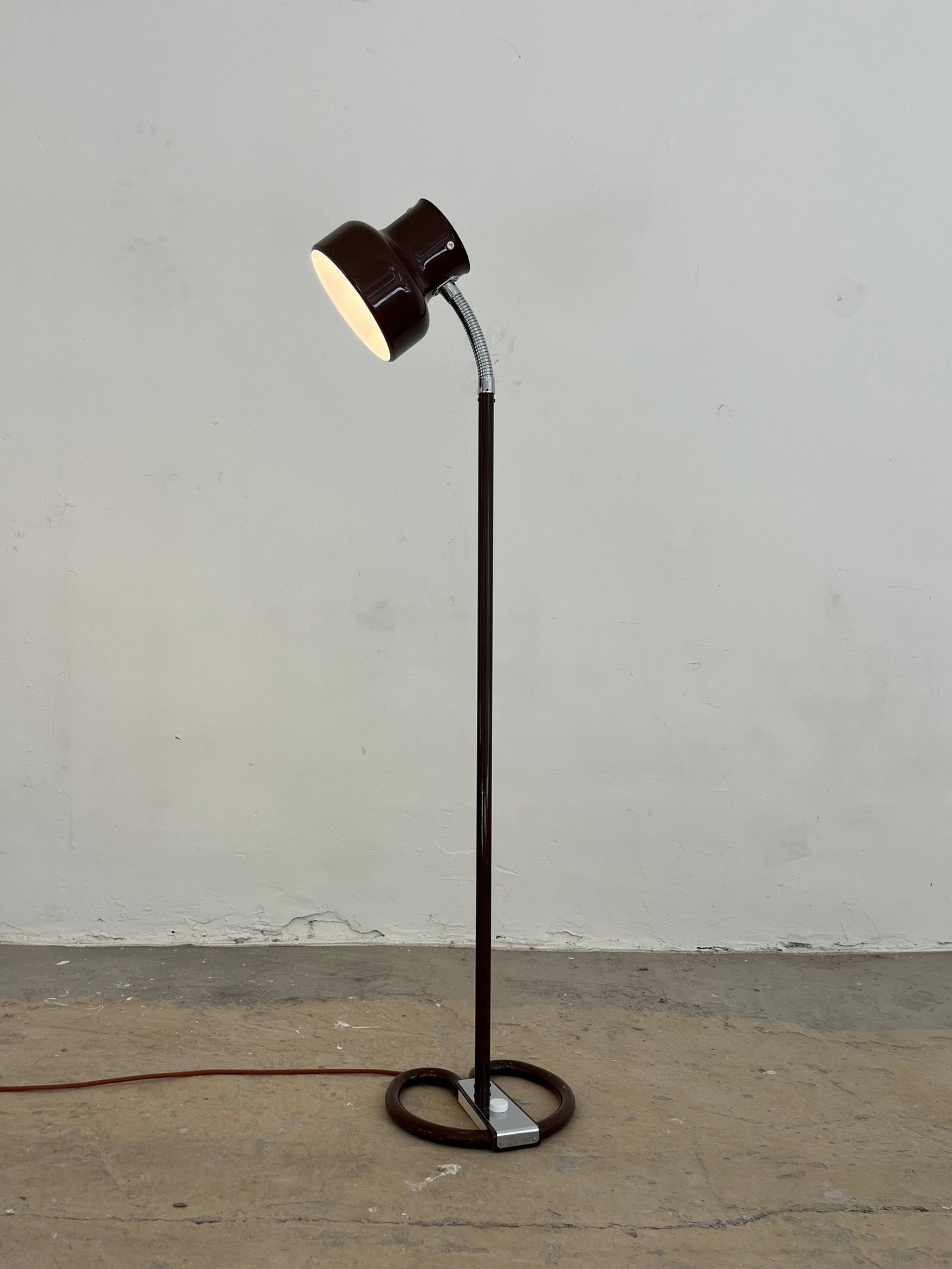 Vintage Stehlampe "Bumling" braun von Anders Pehrson für Ateljé Lyktan