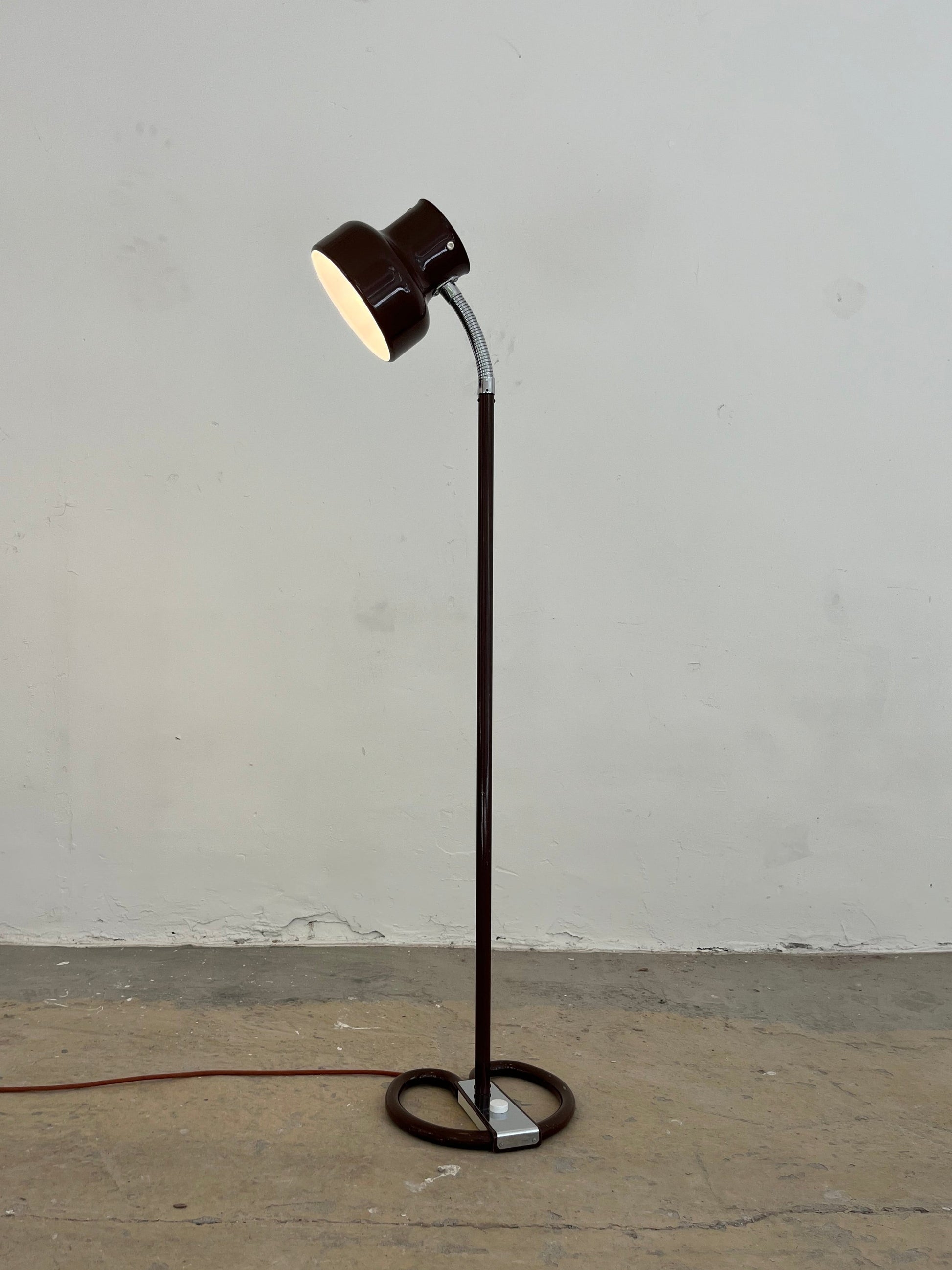 Vintage Stehlampe "Bumling" braun von Anders Pehrson für Ateljé Lyktan