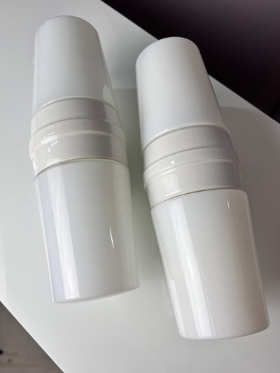 Wall lamp model 6065 white by Sigvard Bernadotte for Ifö