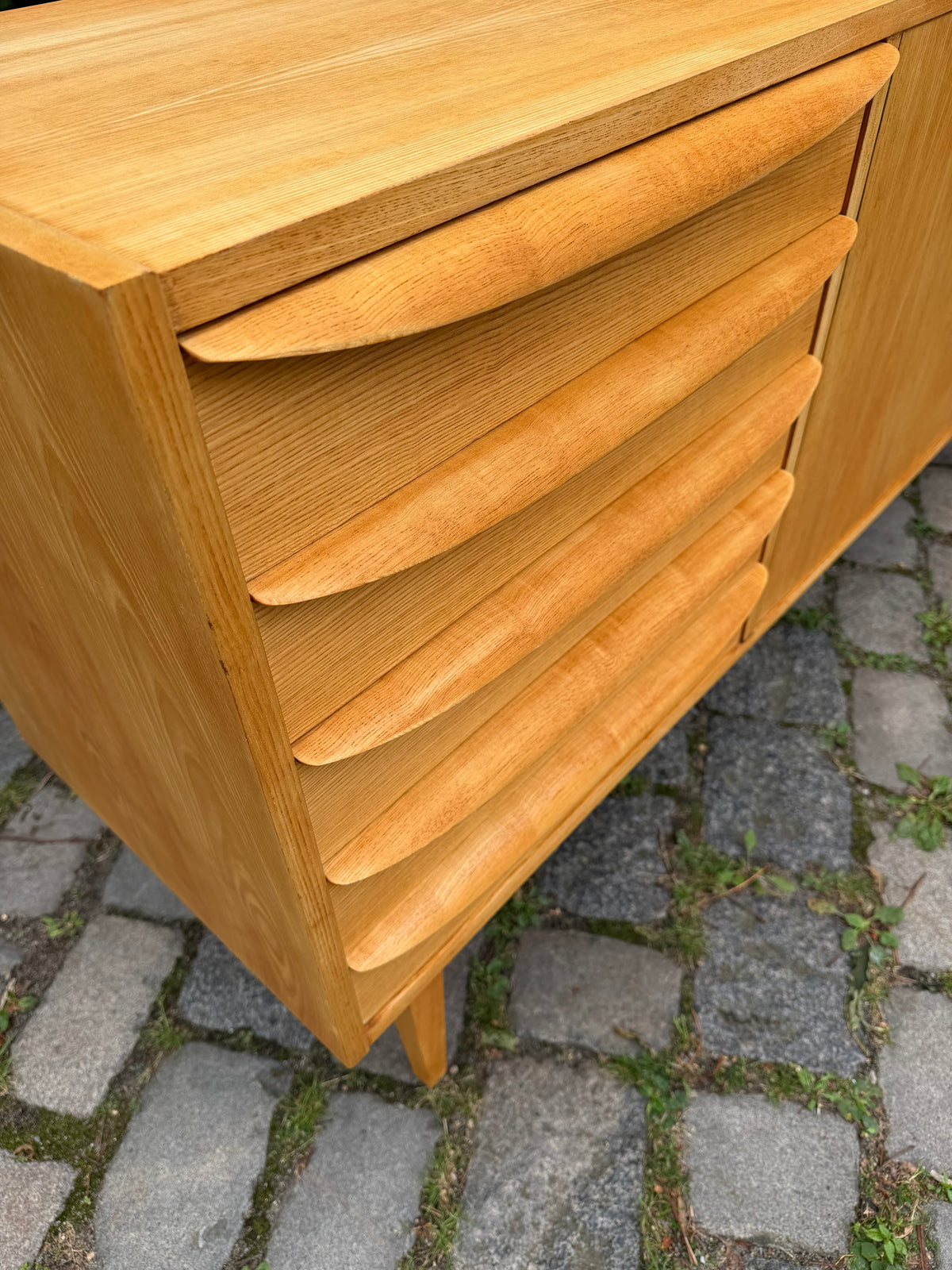 Vintage Sideboard Typ 602/K Esche von Franz Ehrlich für Hellerau