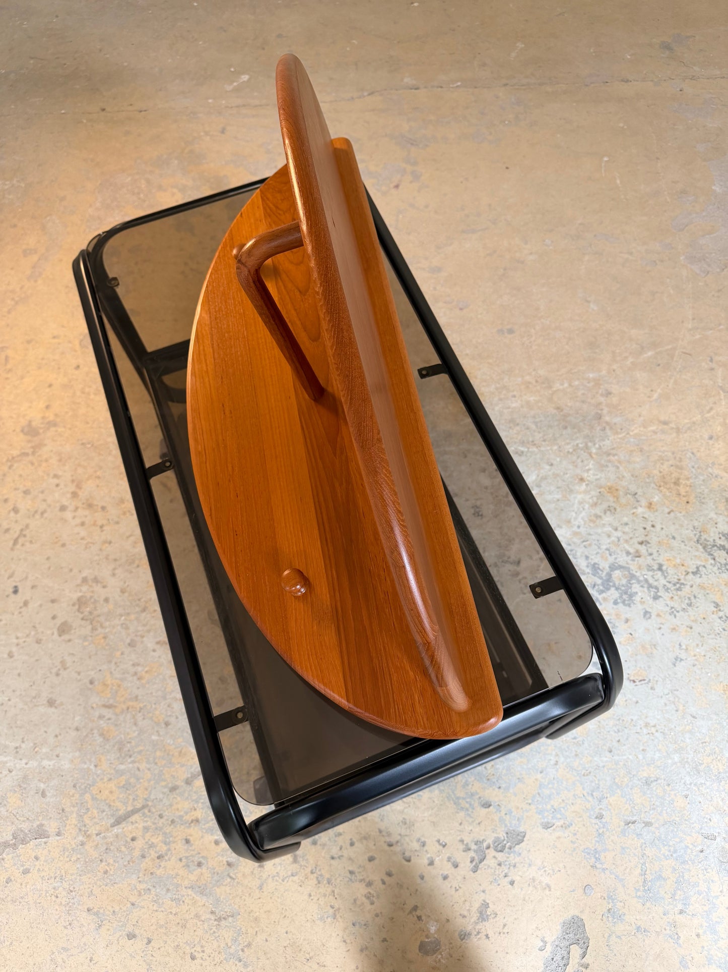 Vintage Garderobe Halbrund Teak von Lysgaard Møbler