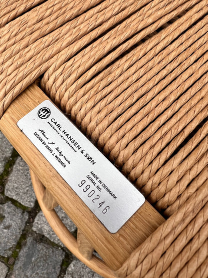 Wishbone Chair Modell CH24 Eiche geölt von Hans J. Wegner für Carl Hansen & Søn