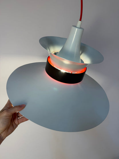 Vintage Lamellenlampe von Bent Nordsted für Lyskær Belysning