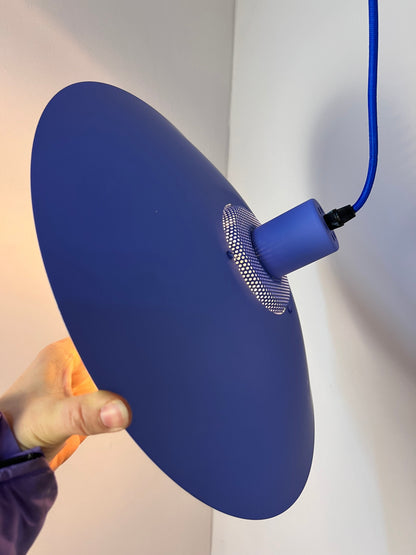 Vintage Lampe Donau von JEKA blau