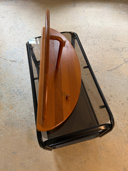 Vintage Garderobe Halbrund Teak von Lysgaard Møbler