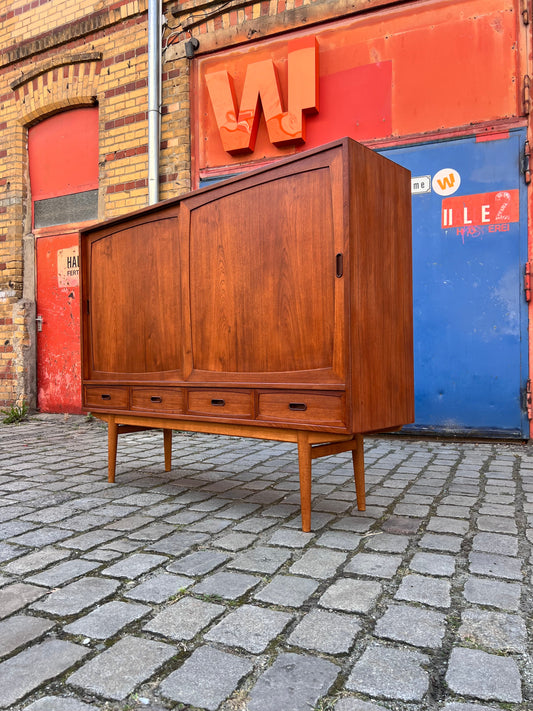 Vintage Highboard Teak aus Dänemark