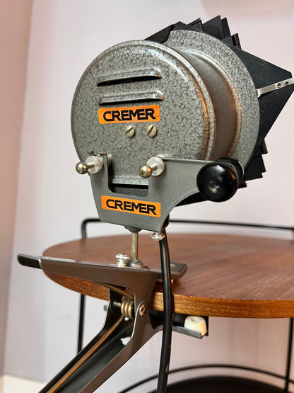 Studio clamp lamp by Cremer