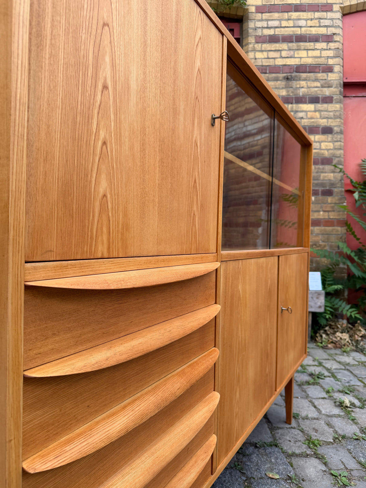 Vintage Highboard Typ 602/G von Franz Ehrlich für Hellerau