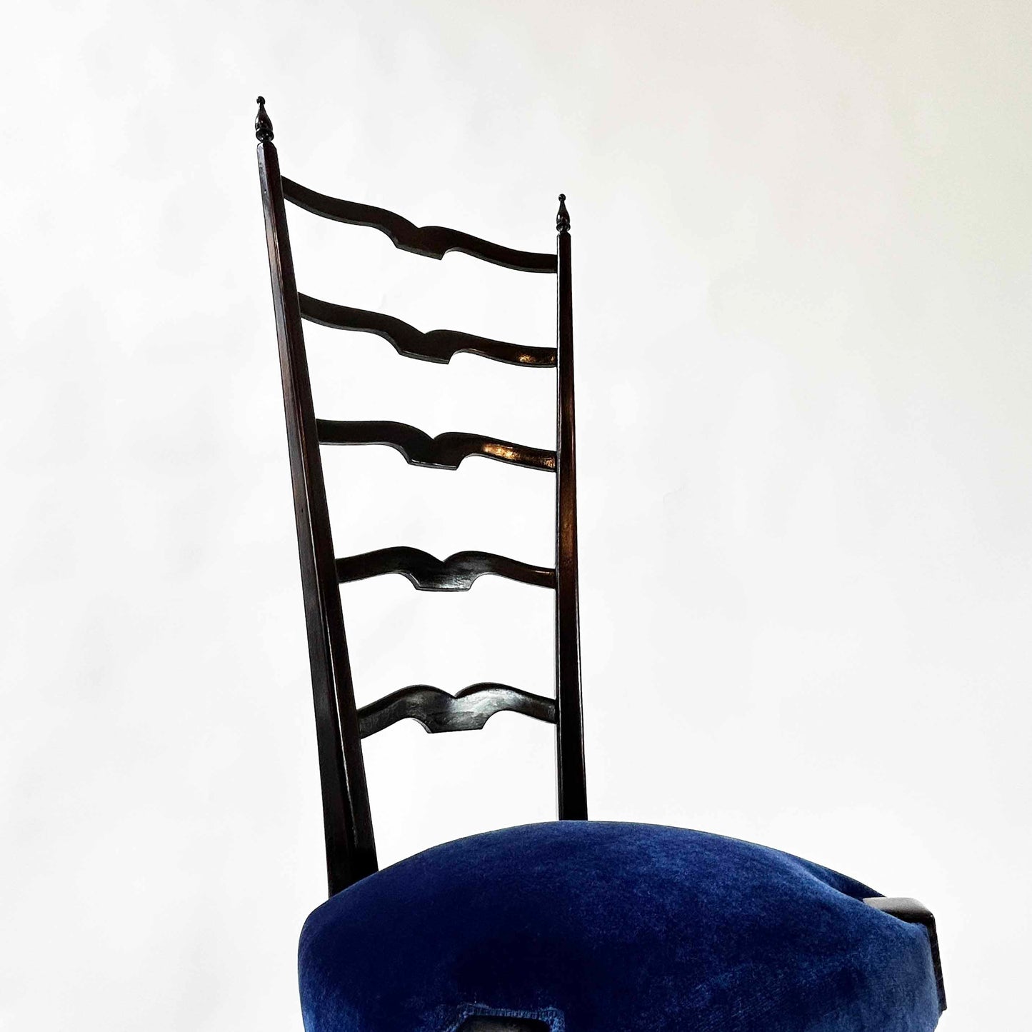 Vintage Stuhl Chiavari von Paolo Buffa für Chiavari mit hoher Rückenlehne