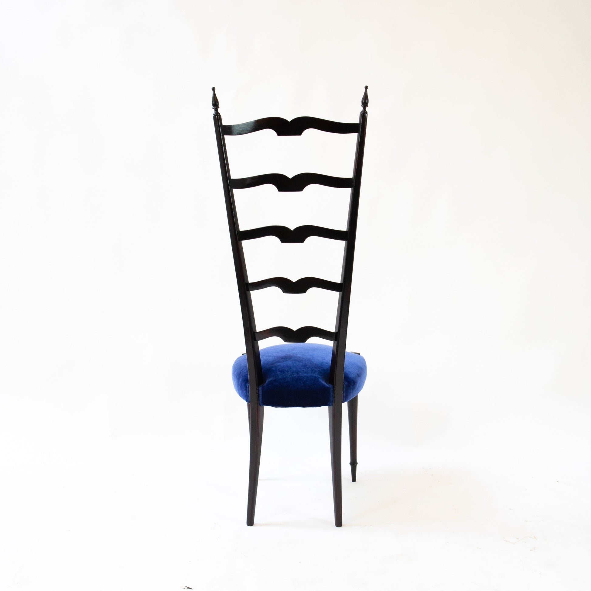 Vintage Stuhl Chiavari von Paolo Buffa für Chiavari mit hoher Rückenlehne