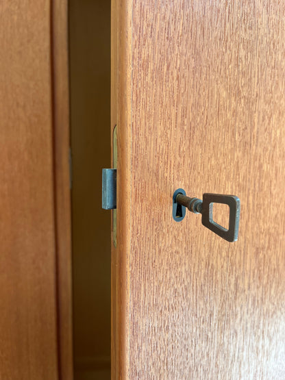 Vintage Kleiderschrank Teak von Steguweit & Sohn