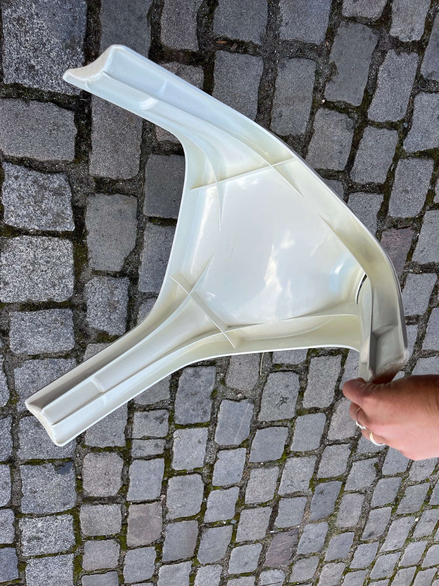 Stapelhocker Taboret weiß von Alexander Begge für Casala