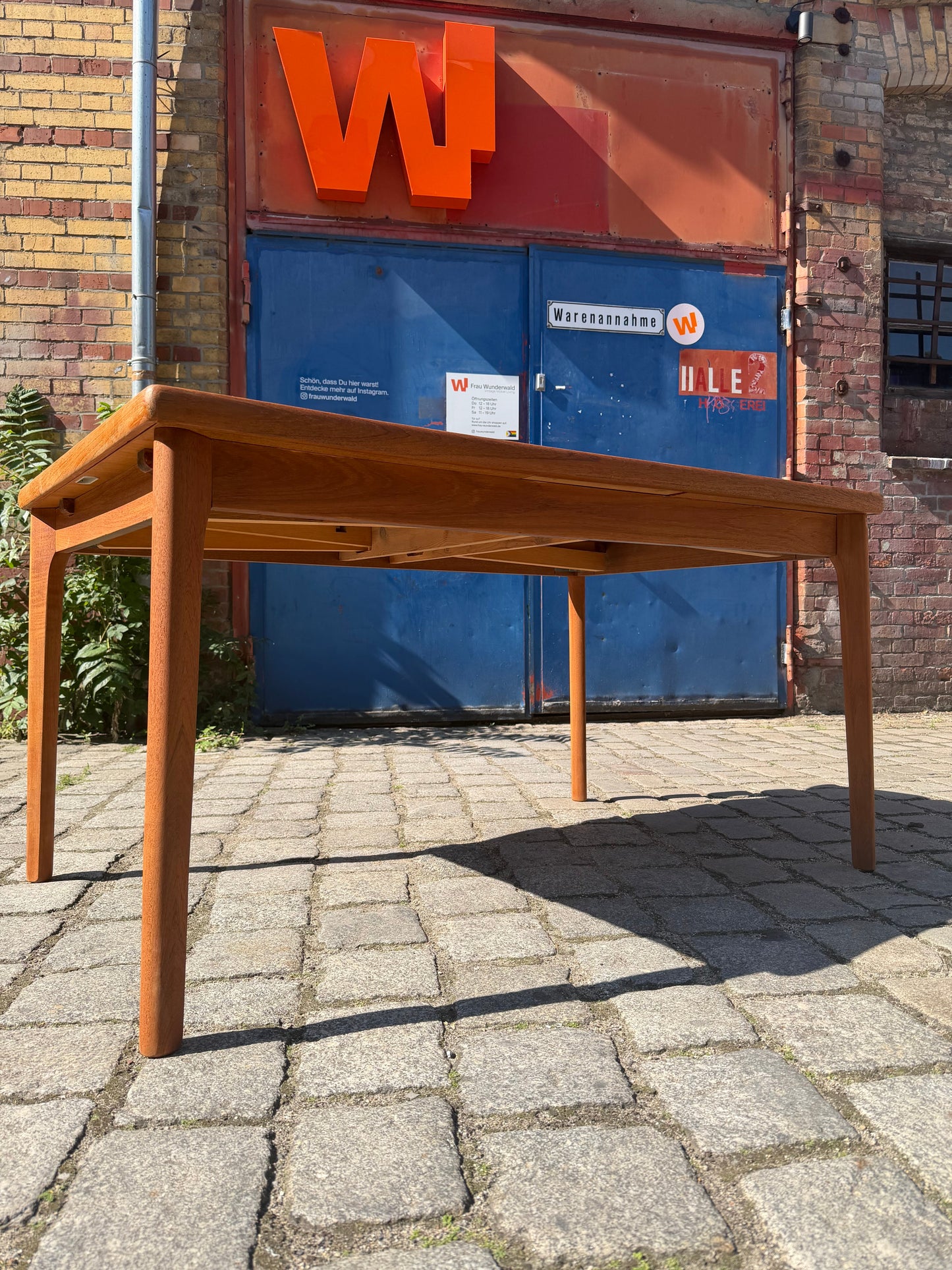 Vintage Esstisch Teak ausziehbar von Henning Kjærnulf