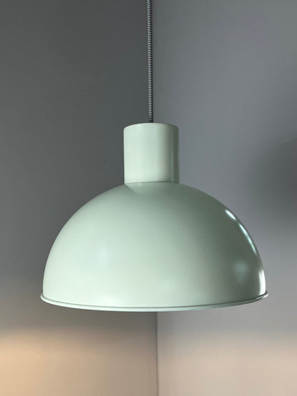 Vintage Hängelampe Bunker weiß von Jo Hammerborg für Fog und Mørup