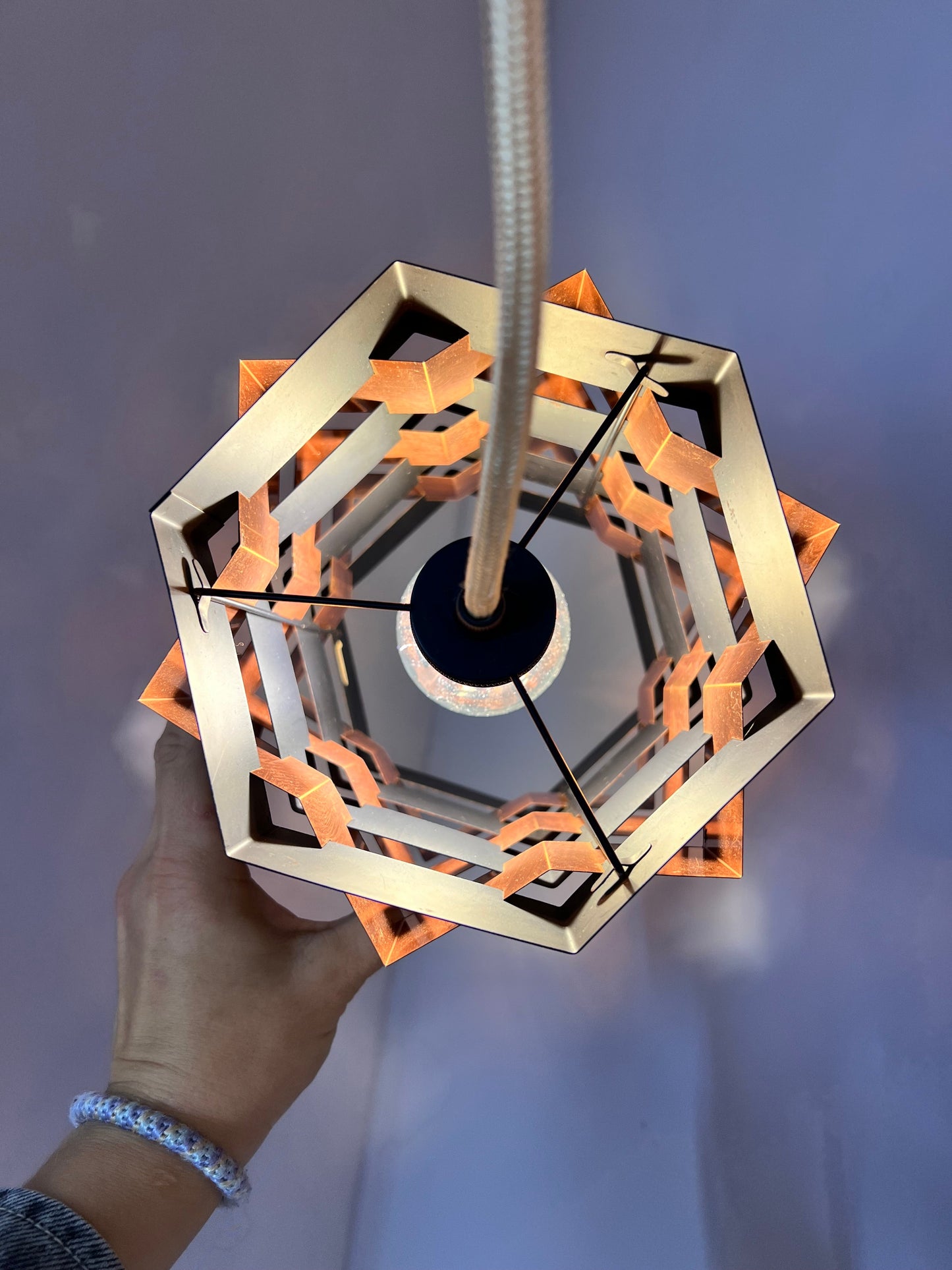 Vintage Hängelampe von Svend Aage Holm für Holm Sorensen+Co