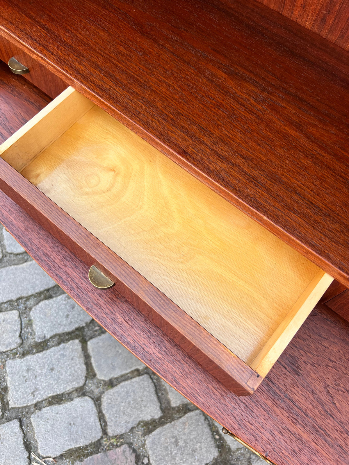 Bücherregal mit Sekretär und Kommode Teak Dänemark