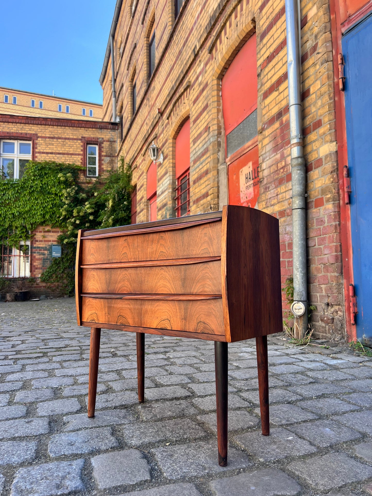 Table de chevet vintage en palissandre du Danemark