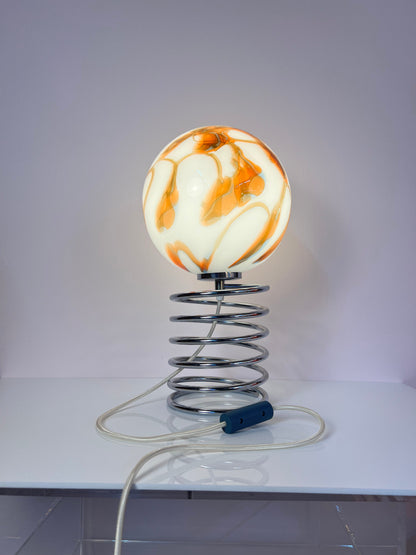 Vintage Tischlampe "Spirale" von Ingo Maurer für Honsel