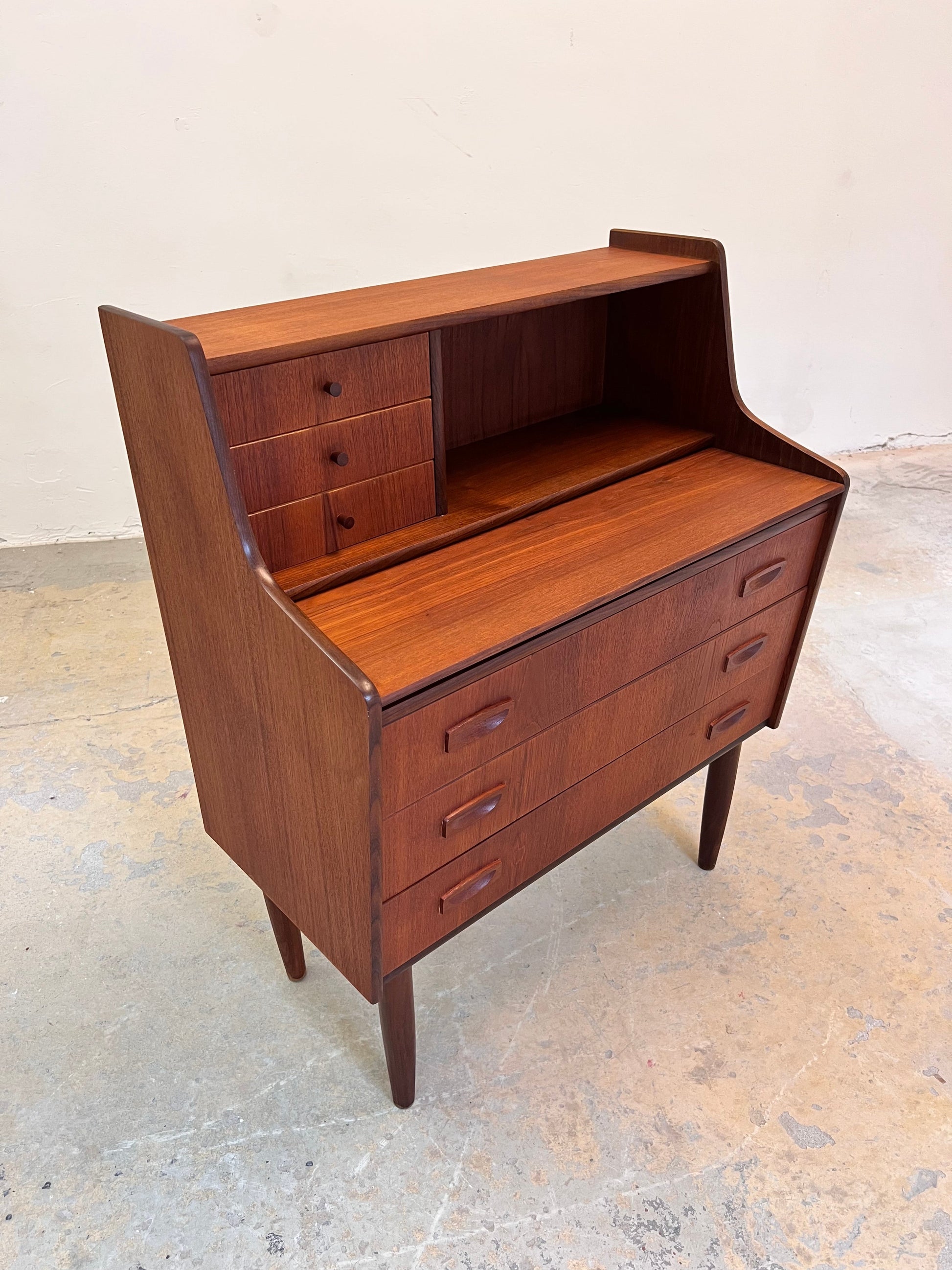 Vintage Sekretär aus Dänemark aus Teak