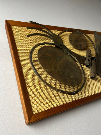 Vintage Wandskulptur von Henrik Horst