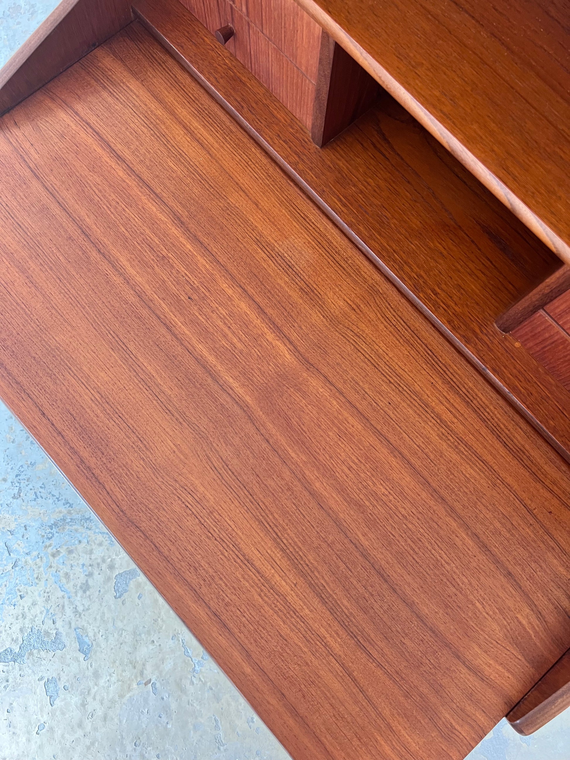 Vintage Sekretär aus Teak von Handbjerg Møbelfabrik