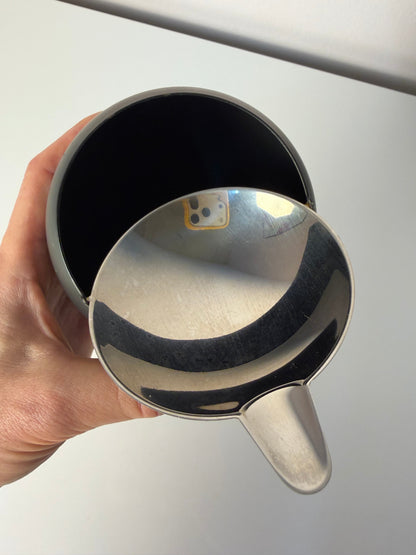 Kugelaschenbecher Chrom-Schwarz von Quist