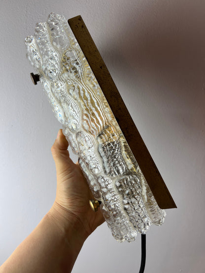 Vintage Wandlampe von Carl Fagerlund für Orrefors