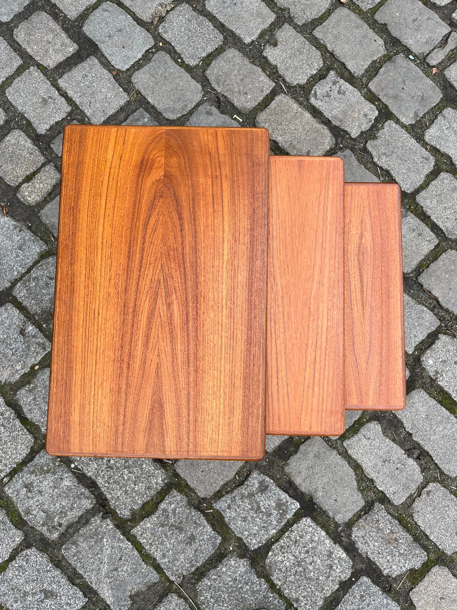 Vintage Satztisch von Opal Kleinmöbel aus Teak