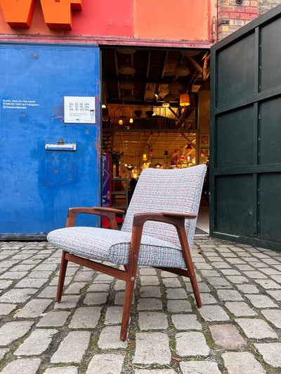 Ruster Lounge Chair by Yngve Ekström for Swedese, reupholstered