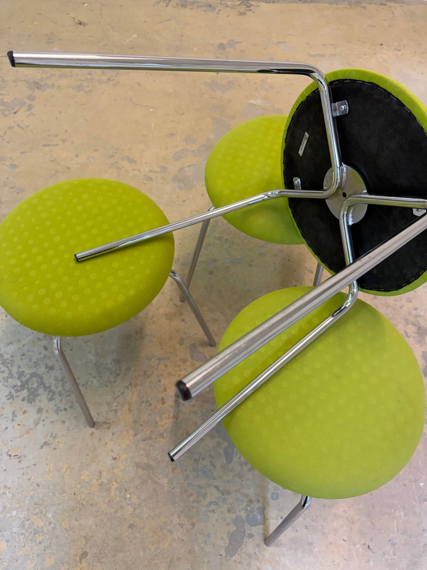 Vintage Hocker Pastillo grün von Ulla Christiansson für Karl Andersson und Söner