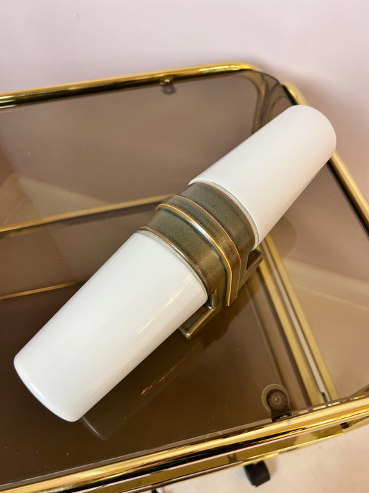 Vintage wall lamp brown grey by Sigvard Bernadotte for Ifö