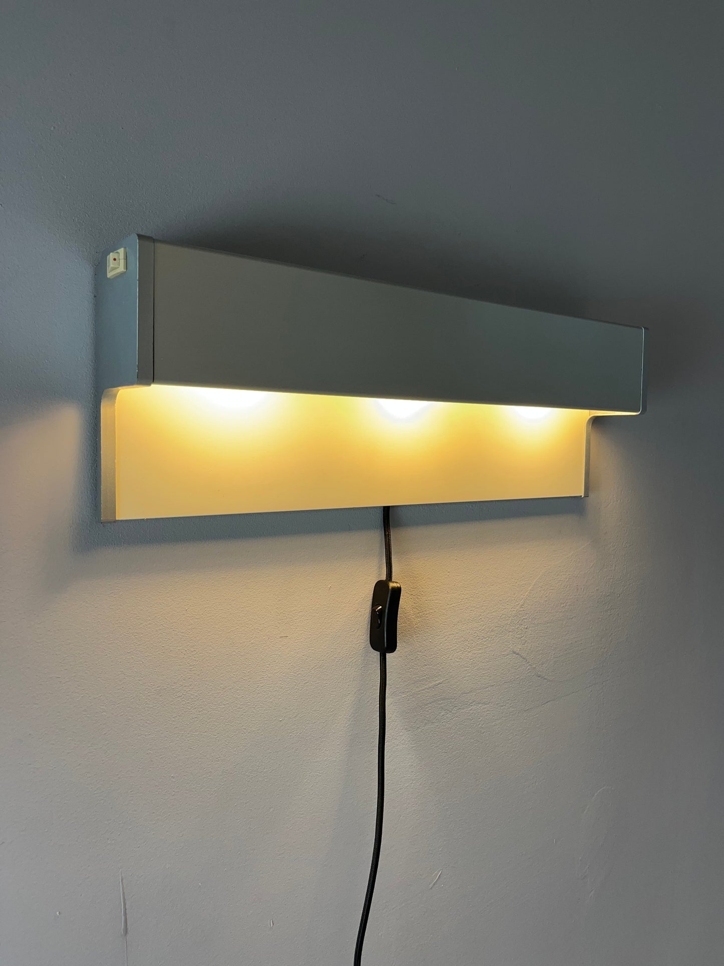 Applique murale vintage argentée par STAFF