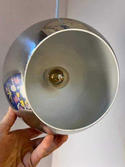 Vintage Lampe Topan von Verner Panton für &Tradition Chromsilber